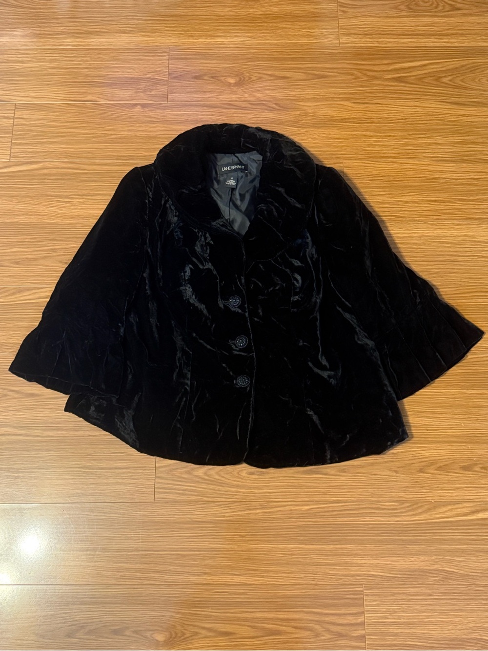 Lane Bryant Velvet Coat SZ  16